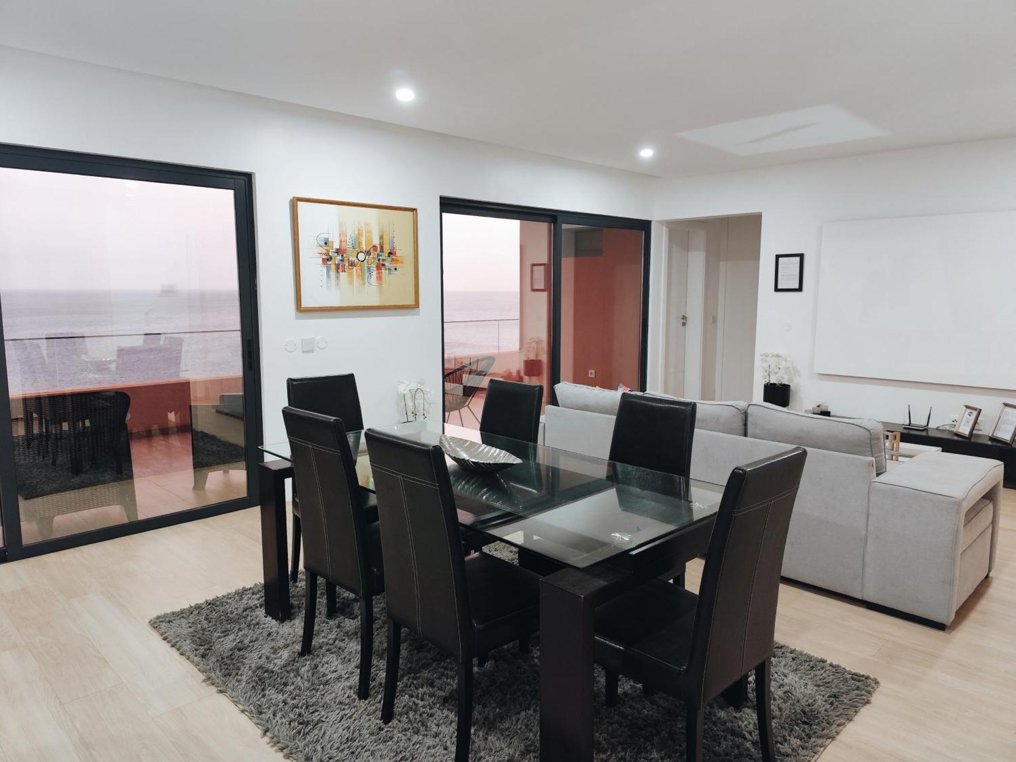 Ocean Mirror Apartment Praia Bilik gambar